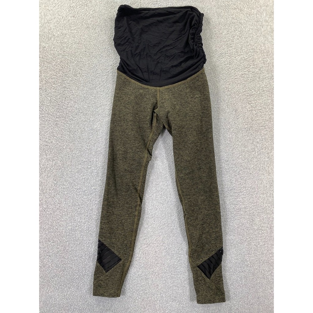 Beyond The Bump Beyond Yoga Green Maternity Legging Size‎ XS Stretch USA